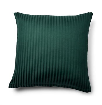  Pudebetræk 60x63 cm - 100% Bomuldssatin - Grønt ensfarvet hovedpudebetræk - Borg Living