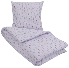 Kingsize sengetøj 240x220 cm - Purple Flowers - Lilla - Bæk og bølge
