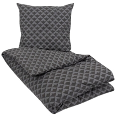 Kingsize sengetøj 240x220 cm - Arrow Black - Sort - 100% Bomuld