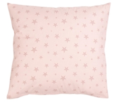  Pudebetræk 60x63 cm - Rosa med stjerner - Hovedpudebetræk i 100% Bomuld  