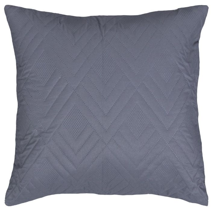 Pyntepude - 45x45 cm - 2 sidet - Mørkegrå og lysegrå - Sofapude