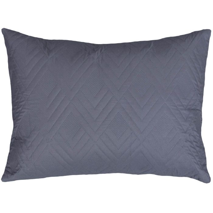 Pyntepude - 45x60 cm - 2 sidet - Mørkegrå og lysegrå - Sofapude