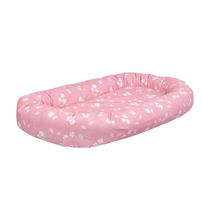 Babynest - Blød babynest 86 cm lang - Sød kanin kollektion til baby - Bomulds babyrede - Nordstrand Home babytilbehør