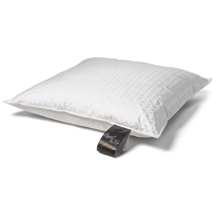Moskusdun hovedpude - Mellem høj pude - 60x63 cm - 3 kammer dunpude - Royal By Borg Daisy