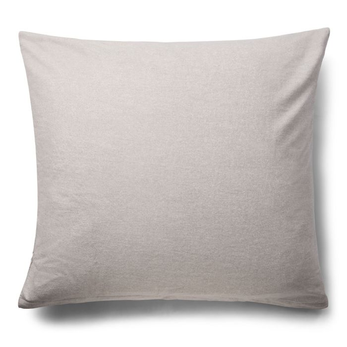 Pudebetræk 60x63 cm - Bomulds flonel - Grey Melange 