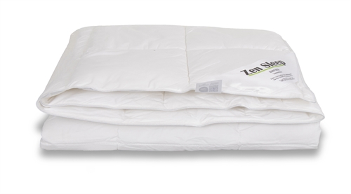 Sommer dyne 140x220cm - Zen Sleep sval allergivenlig fiberdyne - Sval fiberdunsdyne