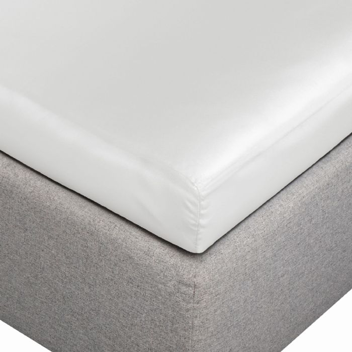 Silkelagen - Kuvertlagen 90x200x8 cm - Hvid - 100% morbærsilke - By Borg