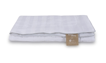 Baby silkedyne med 100% Mulberry silkefyld - 70x100 cm - Temperaturregulerende sommerdyne fra Borg Living 