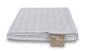 Sommer silkedyne - 100% Mulberry silkefyld - 140x220cm -Temperaturregulerende sommerdyne fra Borg Living