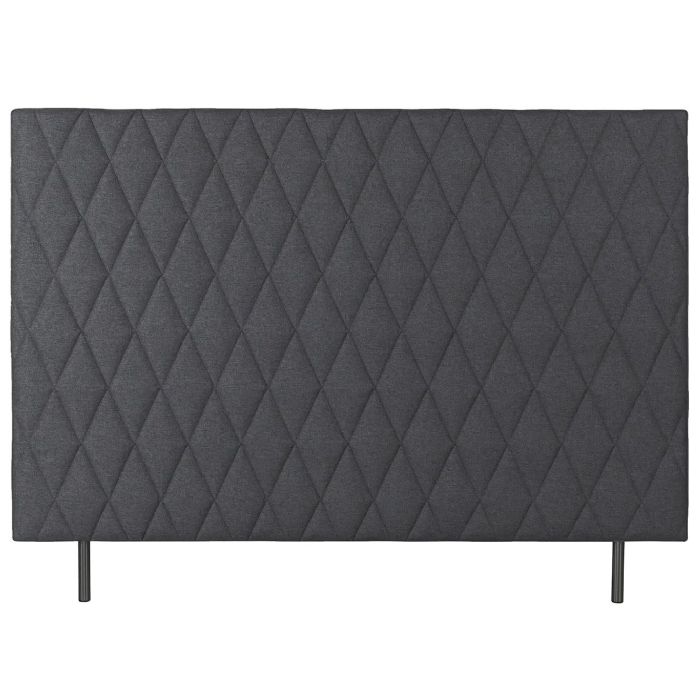 Sengegavl 120x135 cm - Mørkegråt hovedgærde med harlequin tern - Nordstrand Home